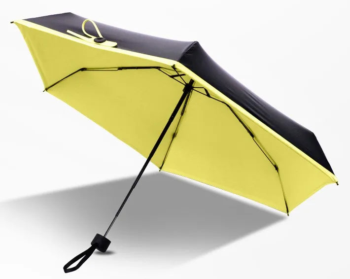 5 Fold Ladies Light Weight Pocket Mini Umbrella 5 Fold Mini Pocket Umbrella Lightweight Portable Umbrella