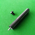 Factory Full Carbon Fiber 3K Twill Glossy Billiard Pool Cue Extender Rod Lengthen Pole Elongated Stick Quick Joint Customize