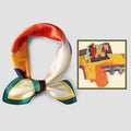 Women's Silk Scarf Custom Printed 100% Pure Mulberry Silk Bandana Silk Scarves