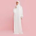 Abaya Muslim Women Moroccan-Style for Polyester Nida Material Four Season Turkey Clothing Kaftan Jalabiya Mujer Mayor Dress