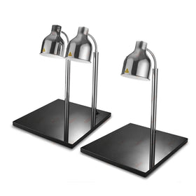 Professional Commercial Electric Single Double Heads Buffet Potato Chips Chicken Warmer Universal Direction Food Heat Lamp
