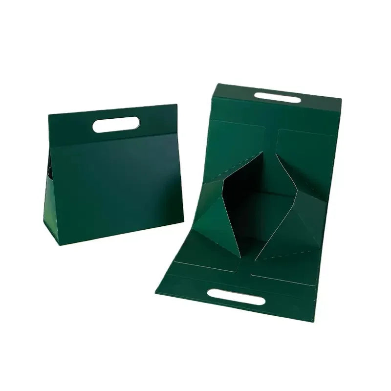 Angular Handheld Magnetic Closure Rigid Box for Cosmetic Packaging Recyclable Grey Board UV Printing Mailing Box