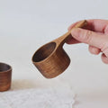 30ml Acacia Small Wooden Spoon Measuring Tool for Coffee Milk Seasoning Cooking Utensils Baking Tools