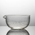 Glass Hammered Matcha Bowl Tea Set Japanese Style Tea Ceremony Cup with Spout for Whisking Matcha Beginner Tea Accessories