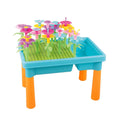 JinYing Backyard Toddlers 3 in 1 Beach Sand Kids Water Table Sensory Flower Garden Buildings Outdoor Toys