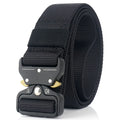 Fashion 3.8cm 14 Colors Mens and Women Casual Double d Ring Buckle Woven Canvas Webbing Belt