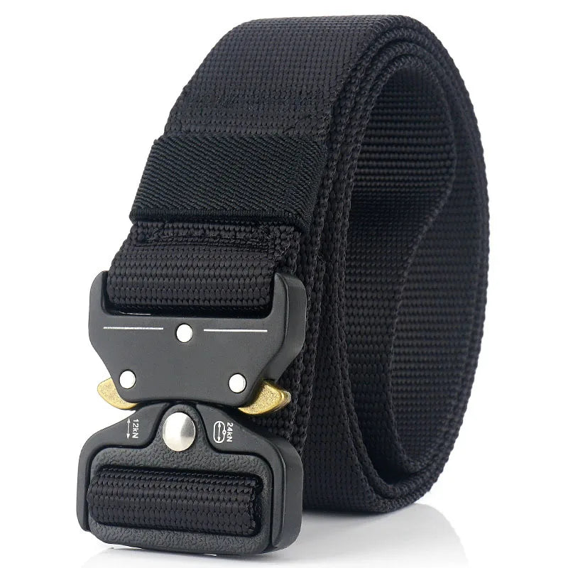 Fashion 3.8cm 14 Colors Mens and Women Casual Double d Ring Buckle Woven Canvas Webbing Belt