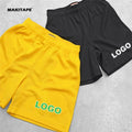 2026 Custom Logo Men's Mid Waist Breathable Eco-Friendly Quick-Drying 5 Inch Inseam Drawstring Basketball Gym Mesh Shorts