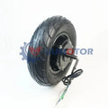 M 10 Inch 500w Road Tire Reversible Single Shaft Brushless Geared Motor for Wheelbarrow