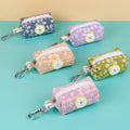 MIDEPET  Pet Supplies Outdoor Dog Poop Bag Holder Dispenser Cute Flower Pattern Factory Direct Sales