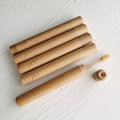 BPA Free Color BambooToothbrush Soft Natural Toothbrush Wooden Kids with Colorful Bristles Designs Handles for Adults