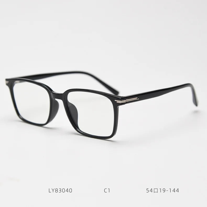 Retro TR90 Square Large Frame Glasses Frame Women's Anti Blue Light Eyewear Girls New Fashion Style Eyeglasses Frame
