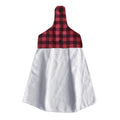 Dress Shape Sublimation Blank Diy Photo Print Waffle Kitchen Towels for Dish Clean and Hand Drying