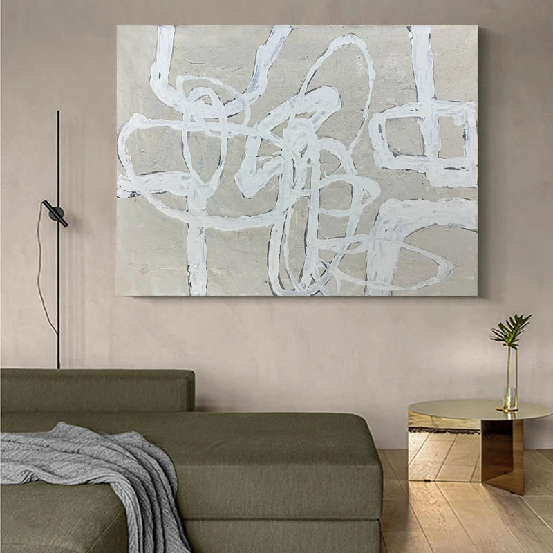 Customized Popular Modern Abstract Wall Art Home Decor Oil Painting on Canvas Handmade by JZ Arts Original Art