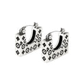 Chic Dainty Hoop Earrings for Women Sparkling Bag Shape Earring Luxury Fine Engagement Wedding Earring