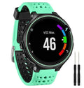 New Arrival Double Color Silicone Watch Band for Garmin Forerunner 735 230 235 620 630 Watch Strap