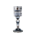 Simple Luxury Fashion Aroma Antique K9 Glass Silver Burner Bakhoor Marble Home Arabic Oud Crystal Incense Burner
