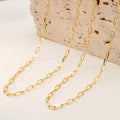 Oro 10 Kilates 1.9mm Paperclip Link Wholesale 10K Pure Solid Gold Bracelet Necklace Real Gold Paper Clip 10 Karat Gold Jewelry
