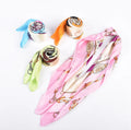 2025 New Wholesale Spot Fashion European and American Wind Simple Version of the Chain Pattern Lady 70 * 70 Satin square Scarves