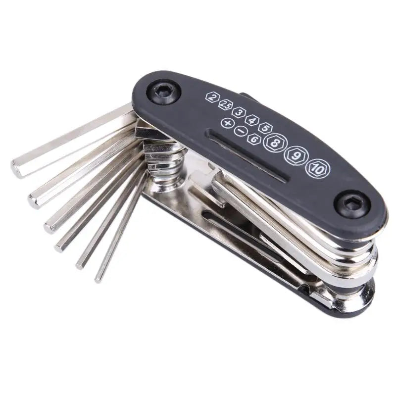 Superbsail 16 in 1 Bike Bicycle Multifunctional Mini Repair Tools Set Kit Hex Spoke Cycle Screwdriver Wrench Tool Sets for Bikes