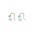 New Fashion Flower Enamel Earrings Plated Oil Dripping Jewelry Earrings for Women Girls