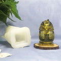 B-5078 Ancient Egypt Pharaoh Sphinx Resin Cake Silicone Plaster Soap Candle Mold Aromatherapy for 3D Mould