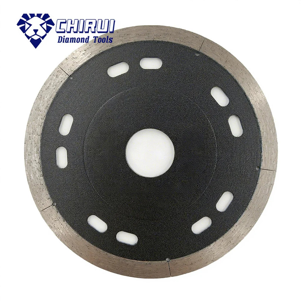 Black Color Ultra Fine 4.5" 115 x 1.2 x 22.23 Thin Cutting Disc Wet Diamond Saw Blade for Ceramic Smooth-cutting