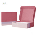 Custom Printed logo Mailer Packaging Boxes Cardboard Rigid Hard Gift Box pink Folding Product Box Shipping