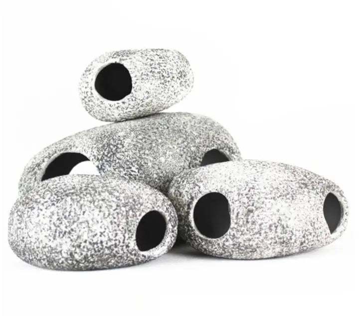 Aquarium Cichlid Stones Resin Rock Cave Ornament for Fish Tank Aquarium Pond Decoration
