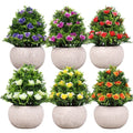 Wholesale UV Resistant Green Faux Greenery Flower Indoor Artificial Potted Plant for Home Decoration Wedding Office