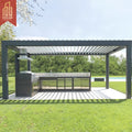 Backyard 3x3m Electric Motorized Awning Retractable Roof Pergola