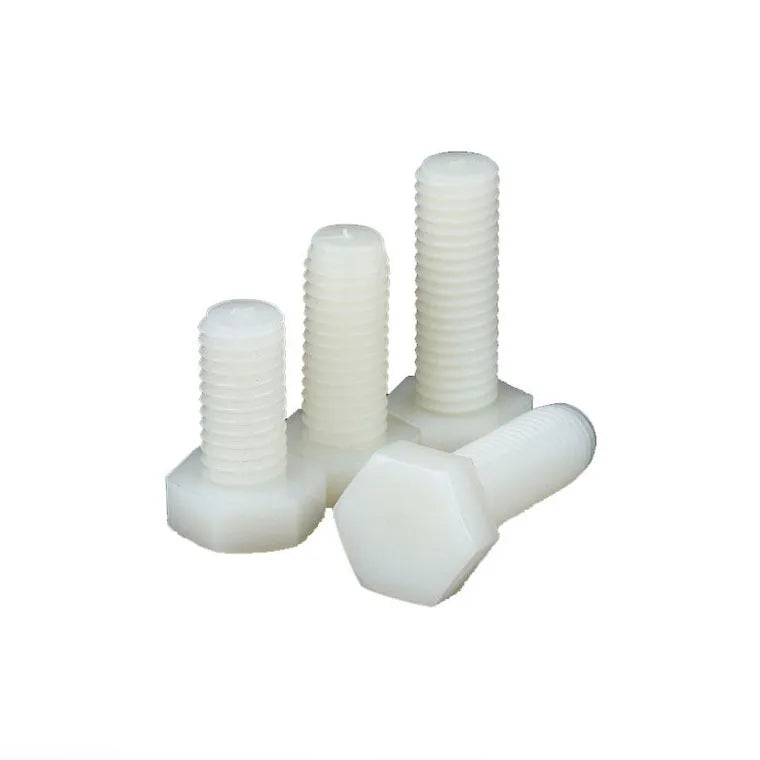 DIN 933 PA66/PA6 Plastics Hex Bolt Insulated Plastic Screw Hex Bolts Hexagonal Bolts