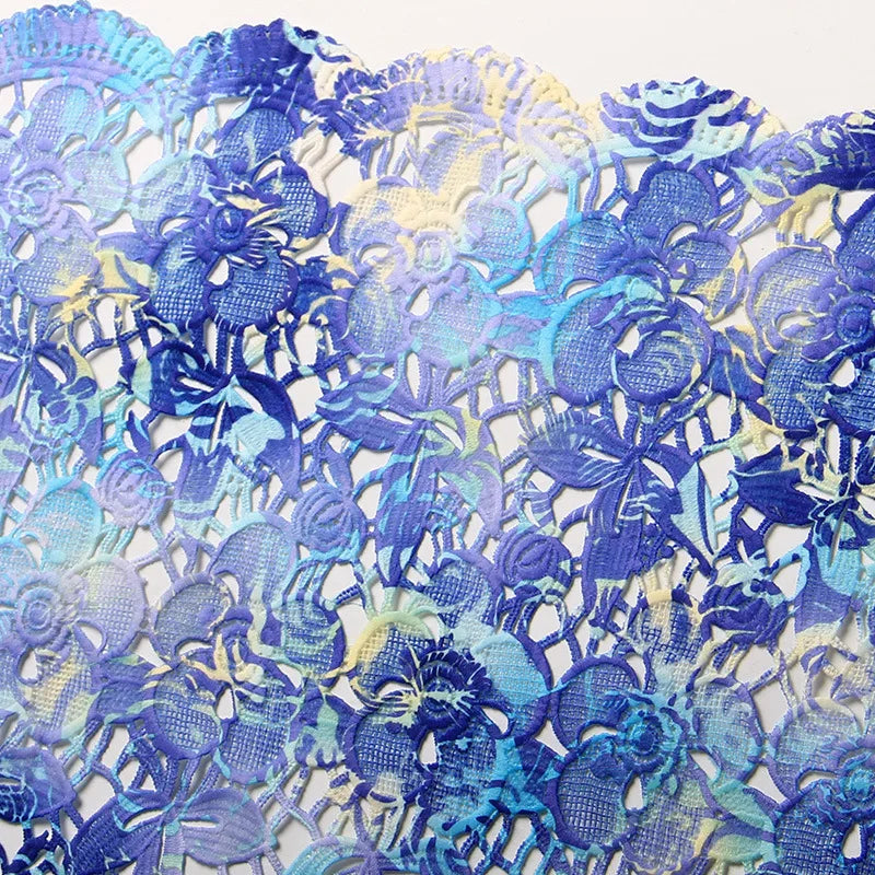 Floral Printed Embroidery Guipure Lace Haute Dress Lace Fabric