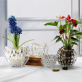 I829 Small Vase Living Room Table Glass Bottle Ornament Crystal Flower Arrangement