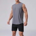 Men's Sporty Sleeveless Workout Tank Tops Quick Dry Athletic Training Running Shirts Wholesale Muscle Shirts