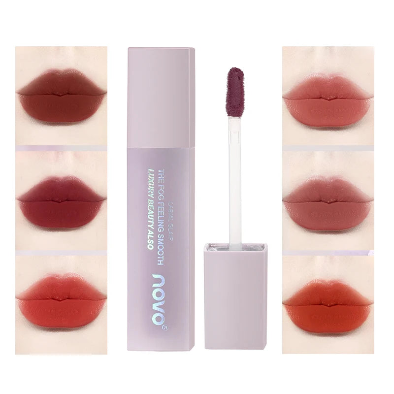 Waterproof Sweatproof Non-Stick Cup Not Fade Tinted Lip Gloss Private Label Nude Liquid Mini Matte Lip Gloss Makeup