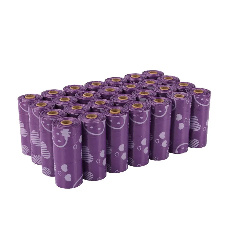 Wholesale Custom Printed Pet Poop Bio Degradable Corn Starch Compost Waste Bag Set Biodegradable Compostable Dog Poop Bags