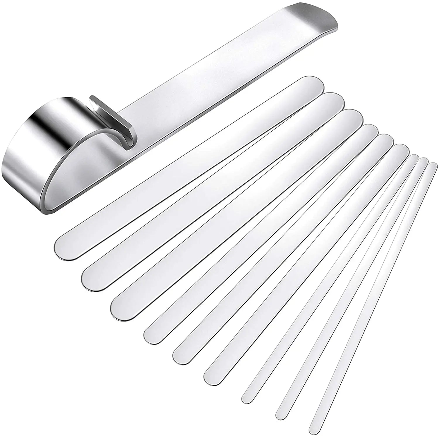 Stainless Steel Bangle Cuff Blank with Bending Bar Bending Tool for Stamping and DIY Jewelry Making