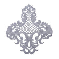 Gold Baroque Large Hot Press Iron on Metallic Trim Appliques Sticker Clothing Decoration Hot Melt Adhesive Garment Patches