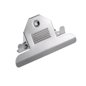 85mm Nickel Metal Butterfly Shape Clamp A4 Clipboard Rust-Resistant Environmental Electroplating Small Stationery Free Sample