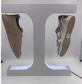 Acrylic Magnetic Levitation Floating Double Shoe Display Racks for Advertisement Shoe Store