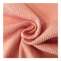 Ready for Ship Polyester Spandex pink Color Solid Shimmer Bullet Fabric on Sale