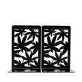 High Quality Adjustable Book Stand Black Coated Metal Laser Cut Portable Elegant Office Desk Decoration