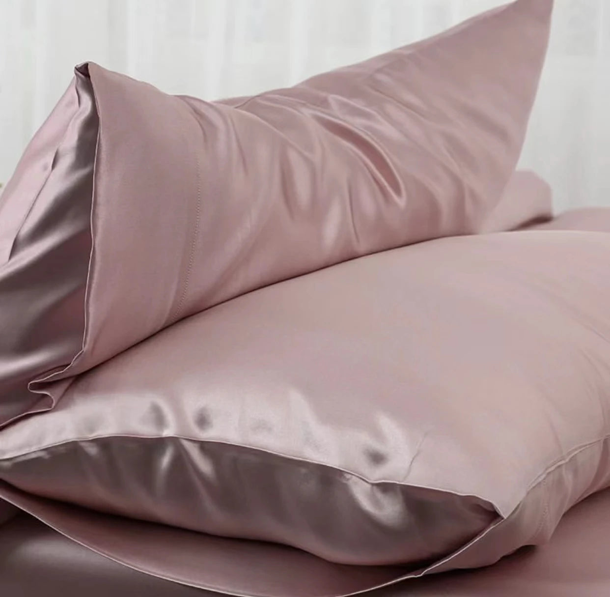 Wholesale 22mm Pure Real Silk Pillow Cover  Satin Silk Pillow Case With Zipper Envelope Silk Pillow case Silk Bonnet