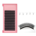Custom Private Label 0.07 W V YY Shape Volume Eyelash Natural Lashes 5D W Shape Lashes Extension