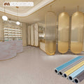 Customized Resilient 3mm-6mm Thick Cushion Foam Back PVC Vinyl Flooring Rolls Adhesive Waterproof Eco-Friendly Indoor for