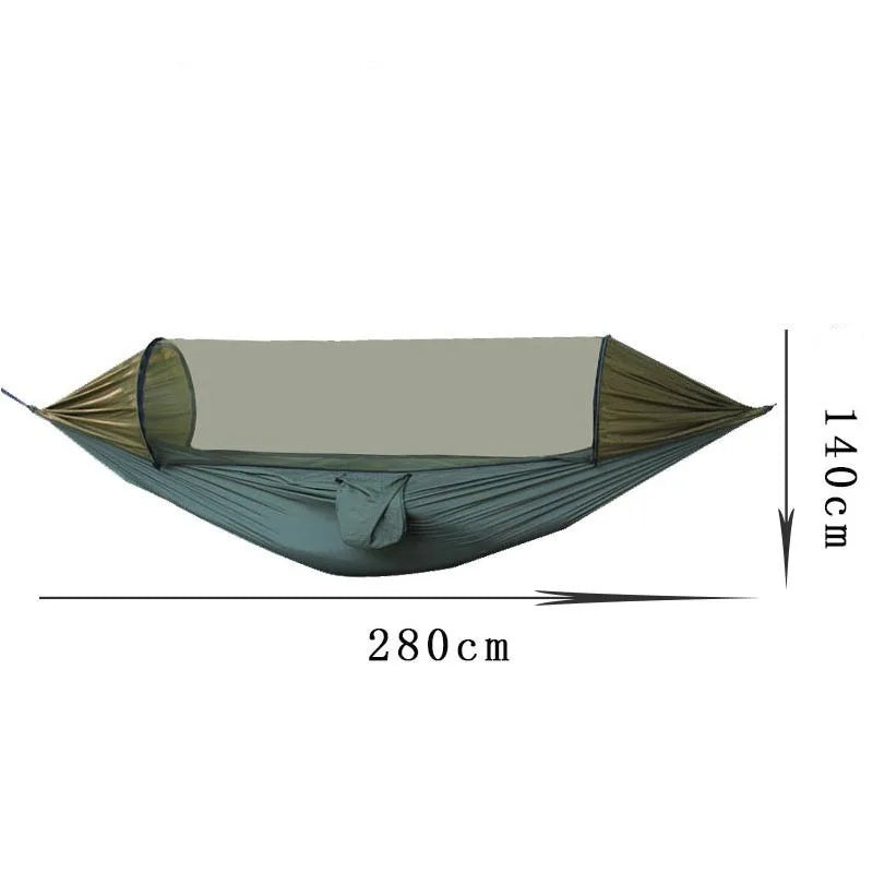 Sp-285 New Sunshade Mosquito Hammock Parachute Cloth Swing Second Speed Open Multifunctional Suspended Tent