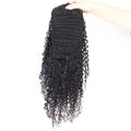 Best Quality Raw Brazilian Human Hair Kinky Curly Double Drawn 100% Human Hair Drawstring Ponytail Extensions