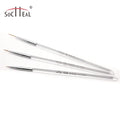 Nail Brush Gradient Crystal Design Painting Drawing Pen Lines Stripes Brushes Flower Nail Art Manicure Tools