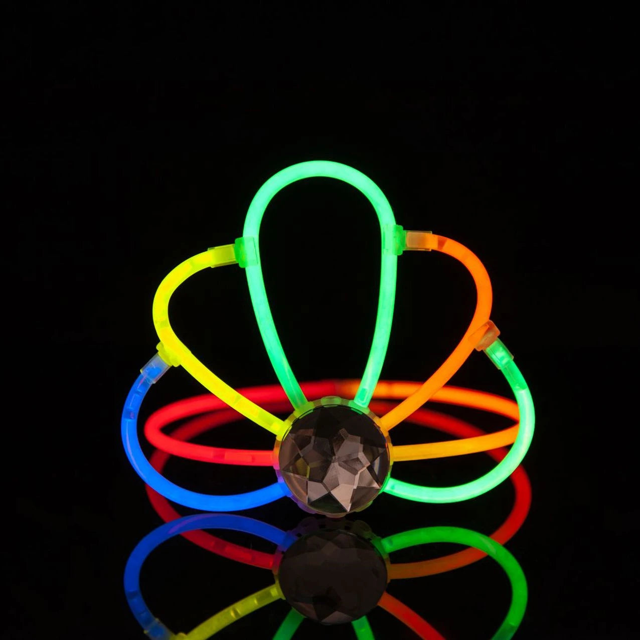 Glow in the Dark Party Supplies Neon Party Glow Sticks Glow Stick Crowns with Gem